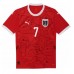 Maglie da calcio Austria Marko Arnautovic #7 Prima Maglia Femminile Europei 2024 Manica Corta